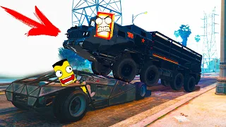 СЖЁГ СОДУ НА ЭТОЙ СТЕНКЕ! 54 МИНУТЫ УГАРА в GTA V Online