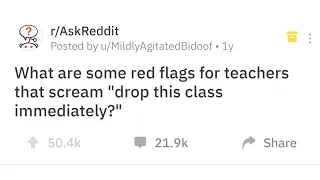 Panicked Students Share Red Flags From Teachers That Screamed Drop The Class Immediately