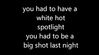 Billy Joel- Big Shot (Lyrics)