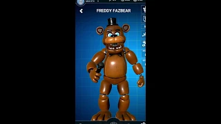 Fnaf AR SD All Animatronic animations part1