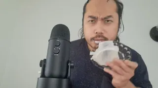 ASMR MYSTERIOUS GUY PLATE LICKING GREEK YOGHURT