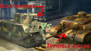 Invisible killer blows up TOG II (Wot blitz) #shorts