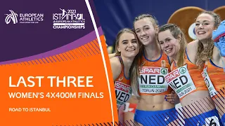 Last 3 Women's 4x400m WINNERS | Road to Istanbul