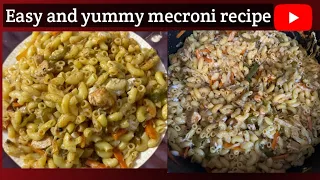 Easy and yummy Mecroni recipe #easymecroni recipe #1000kviewsubscriber