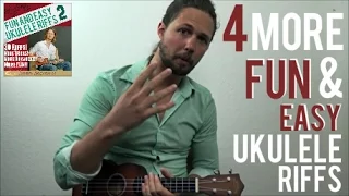 4 Fun and Easy Ukulele Riffs! Part 2