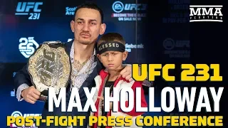 UFC 231: Max Holloway Post-Fight Press Conference - MMA Fighting