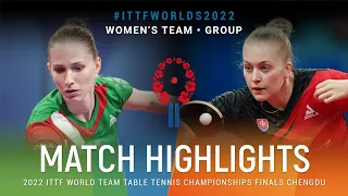 Highlights | Leonie Hartbrick (HUN) vs Ema Labosova (SVK) | WT Grps | #ITTFWorlds2022