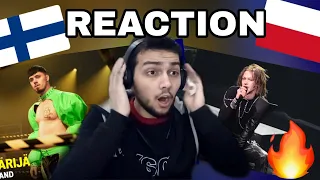 Käärijä - Cha Cha Cha | Finland and Jann - Gladiator - Poland - Reaction