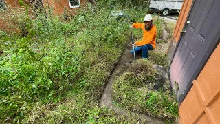 INJURED homeowner UNABLE to keep up with lawn so I SURPRISED HIM!