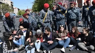 Ереван: полиция задержала не менее 30 демонстрантов / Новости