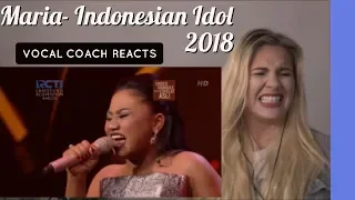 VOCAL COACH |MARIA - STAND UP FOR LOVE Indonesian Idol 2018