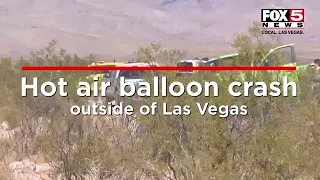 2 people ejected, 7 total hurt after balloon crash outside of Las Vegas