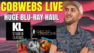 COBWEBS LIVE | Huge Blu-ray Haul! | Kino Lorber Summer Sale & Vinegar Syndrome Subscriber Week