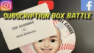 The Original Boombox Elite Baseball - Subscription Box Battle with Brad of @doogiesdugout