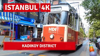 Istanbul Kadıköy |Walking Tour In The Famous And Old District 12 July 2021|4k UHD 60fps