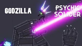 Godzilla vs Psychic Soldier (Monster Arena#1) in People Playground 1.9.5