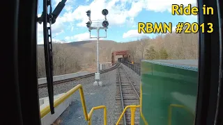 POV cab ride on the Lehigh Gorge Scenic Railway | GP38-2 #2013