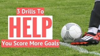 Game Like Finishing Drills For Strikers - Football Finishing Drills