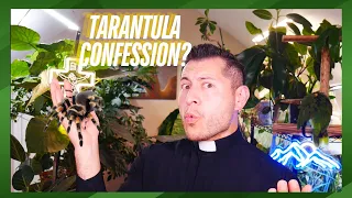 Tarantula CONFESSION! First time HANDLING tarantula. CLOSE CALL!
