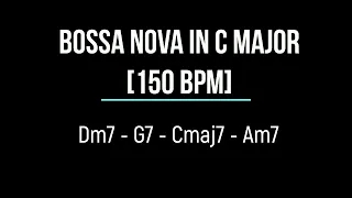 Bossa Nova - Backing Track in C Major [150 BPM]