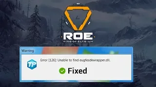 RING OF ELYSIUM - HOW TO FIX MISSING DLL ERROR