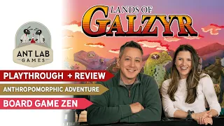 Lands of Galzyr Board Game | Playthrough | Review