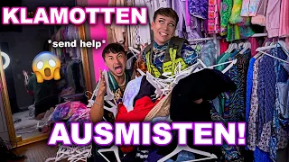 BYE BYE zu meinem Klamotten! 😱 AUSMISTUNG DELUXE - mein Ankleidezimmer GEWESENNN!! 🙅🏽‍♂️💥