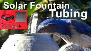 TIPS How to BUY TUBING for Solar Fountain Pump - Make DIY Endless Water Hummingbird Garden Birdbath