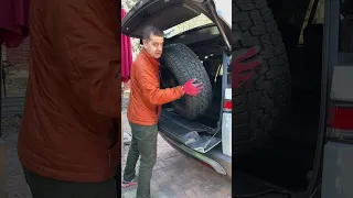 Rivian R1S - Will the FULL SIZE Spare Tire FIT?