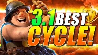 THIS IS LIKE CHEATING! 🔥 #1 BEST MINER CYCLE DECK IN CLASH ROYALE!!