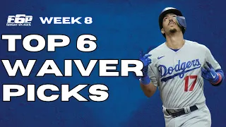 Top 6 Fantasy Baseball Week 8 Must-Add Waiver Wire Players
