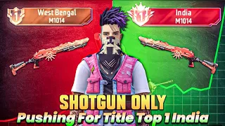 Pushing Top 1 in Shotgun M1014 | Free Fire Solo Rank Pushing with Tips and Tricks | Ep-11