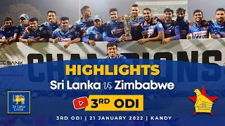 Sri Lanka vs Zimbabwe 3rd ODI Match Highlights 2024  | SL vs ZIM 3rd ODI Highlights