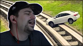 I CAN'T WITH THESE PEOPLE! - Idiots In Cars #64 REACTION!