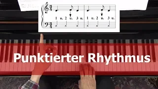 Punktierter Rhythmus am Klavier – So übst du das Zusammenspiel mit beiden Händen