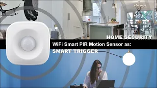 Setup guide of a Wi-Fi Smart PIR Motion Sensor with the Smart Life or Tuya Smart App