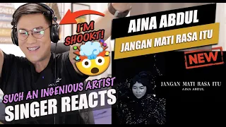 Aina Abdul - Jangan Mati Rasa Itu (Official Lyric Video) | SINGER REACTION