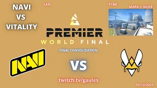 NAVI VS VITALITY - NUKE (MAPA 1)(MD3)(PTBR GAULES) - BLAST PREMIER WORLD FINAL 2021