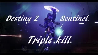 Destiny 2- Epic Accidental Sentinel Ricochet Triple kill