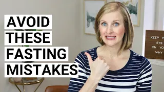 HOW TO START INTERMITTENT FASTING FOR WEIGHT LOSS: 10 mistakes to avoid...watch before you start