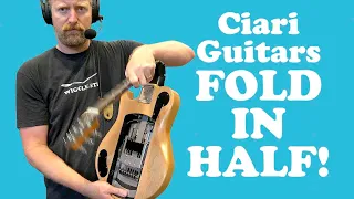 Does the world need a $2000 guitar that FOLDS IN HALF? - Ciari Guitars at SNAMM 2021 - #Roadcase