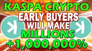 KASPA HOLDERS!! THIS IS A ONCE IN A LIFETIME CHANCE TO BECOME WEALTHY!! *URGENT!!*