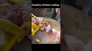 Pure country chicken cutting | cutting skills | #shorts | @VillageCuttingSkills