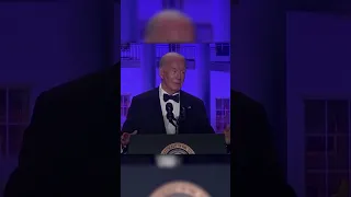 Biden roasts Trump at Correspondents' Dinner, toasts free press #shorts