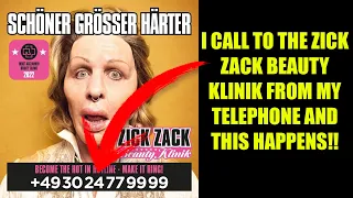 This happens when you call to the Rammstein's Zick Zack Beauty Klinik telephone number!!!