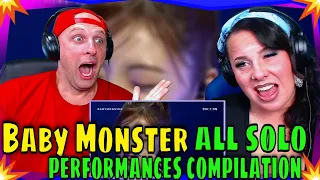 First Time Seeing The BabyMonster all solo performances compilation | THE WOLF HUNTERZ REACTIONS