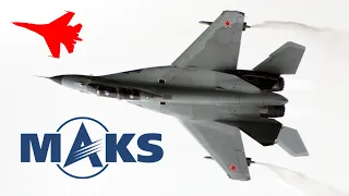 Spectacular MiG-35 Airshow, Full-Afterburner!! ✈️ MAKS 2013 [Remastered]