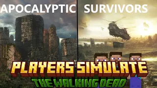 Minecraft Players Simulate The Walking Dead