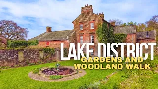 English countryside garden woodland Lake District 4K walking tour