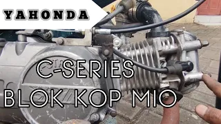 HONDA C70 BLOK KOP PAKAI MIO, APA AJA YG DI RUBAH SIMAK YA BOSKU